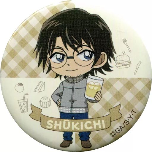 中古】バッジ・ピンズ 羽田秀吉 「名探偵コナンカフェ2020 缶バッジ
