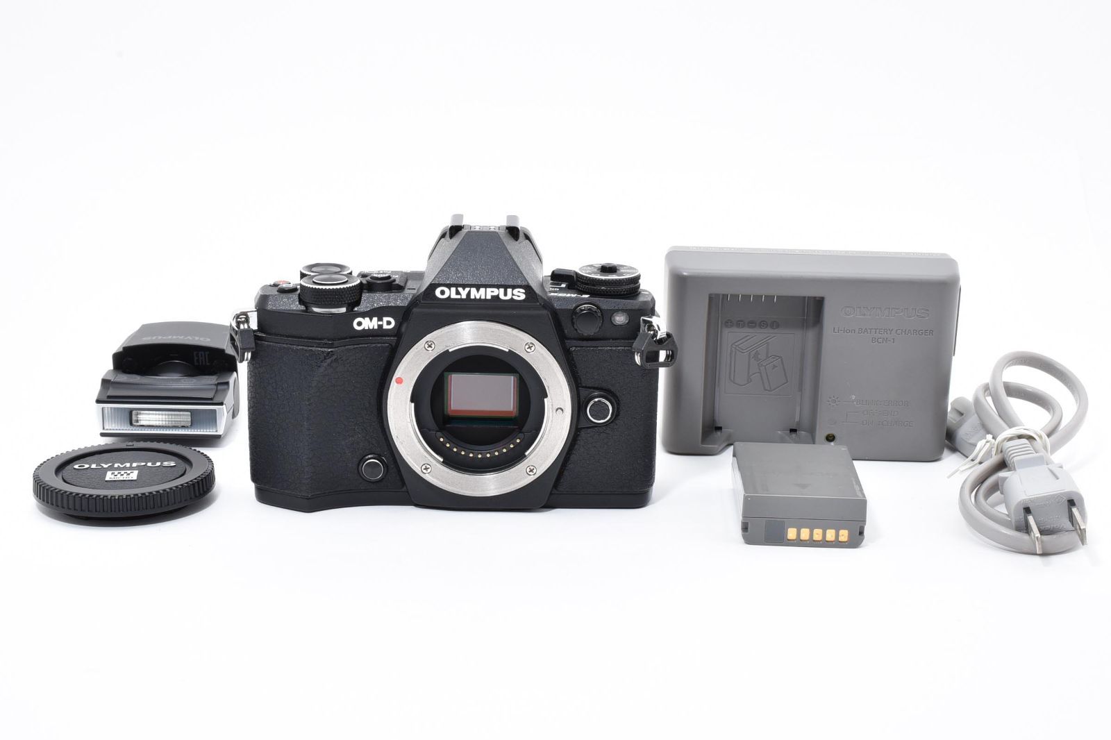 極上品 Olympus OM-D E-M5 Mark2 ブラック フラッシュ付き X025 - メルカリ