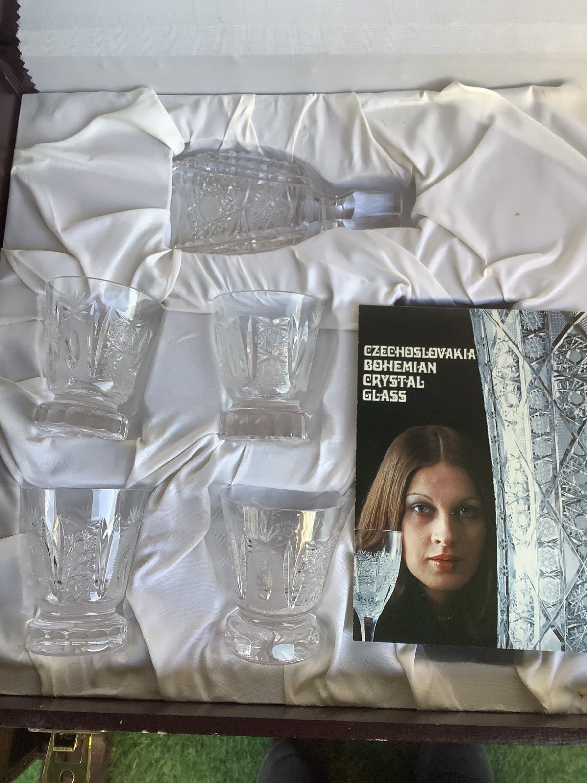 【未使用品】BOHEMIA Crystal デキャンタとグラスセット 未使用品】BOHEMIA Crystal デキャンタとグラスセット 未使用品