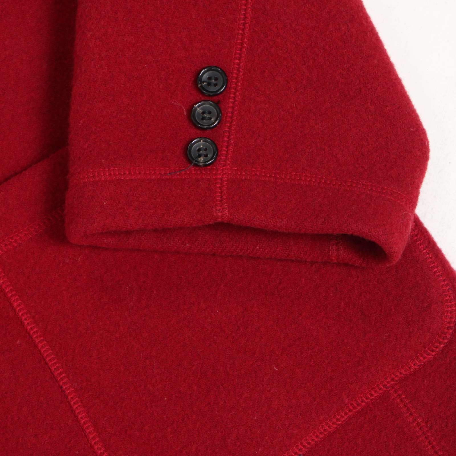 Papas パパス 秋冬 ロゴ刺繍☆ パイピング ウール100% ジャケット