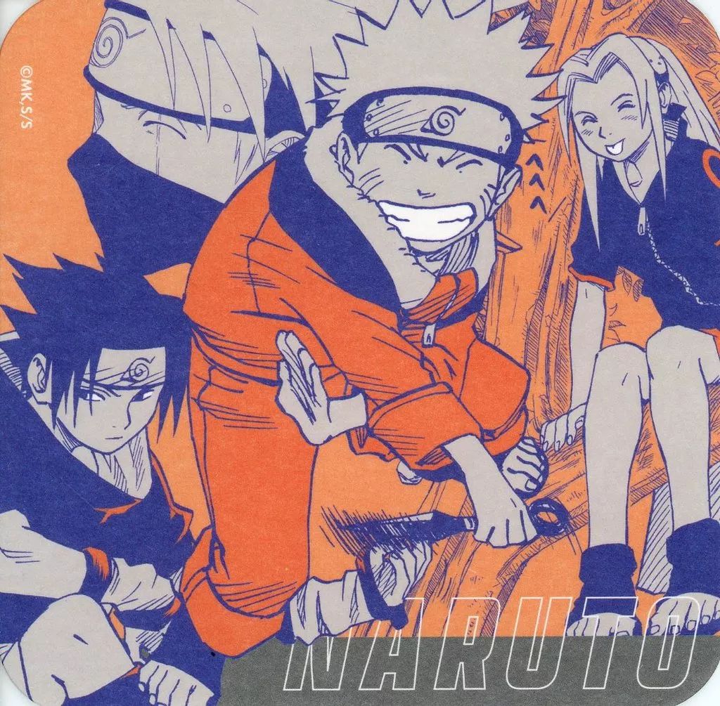 中古】コースター 第七班 「NARUTO-ナルト- アートコースター 第3弾
