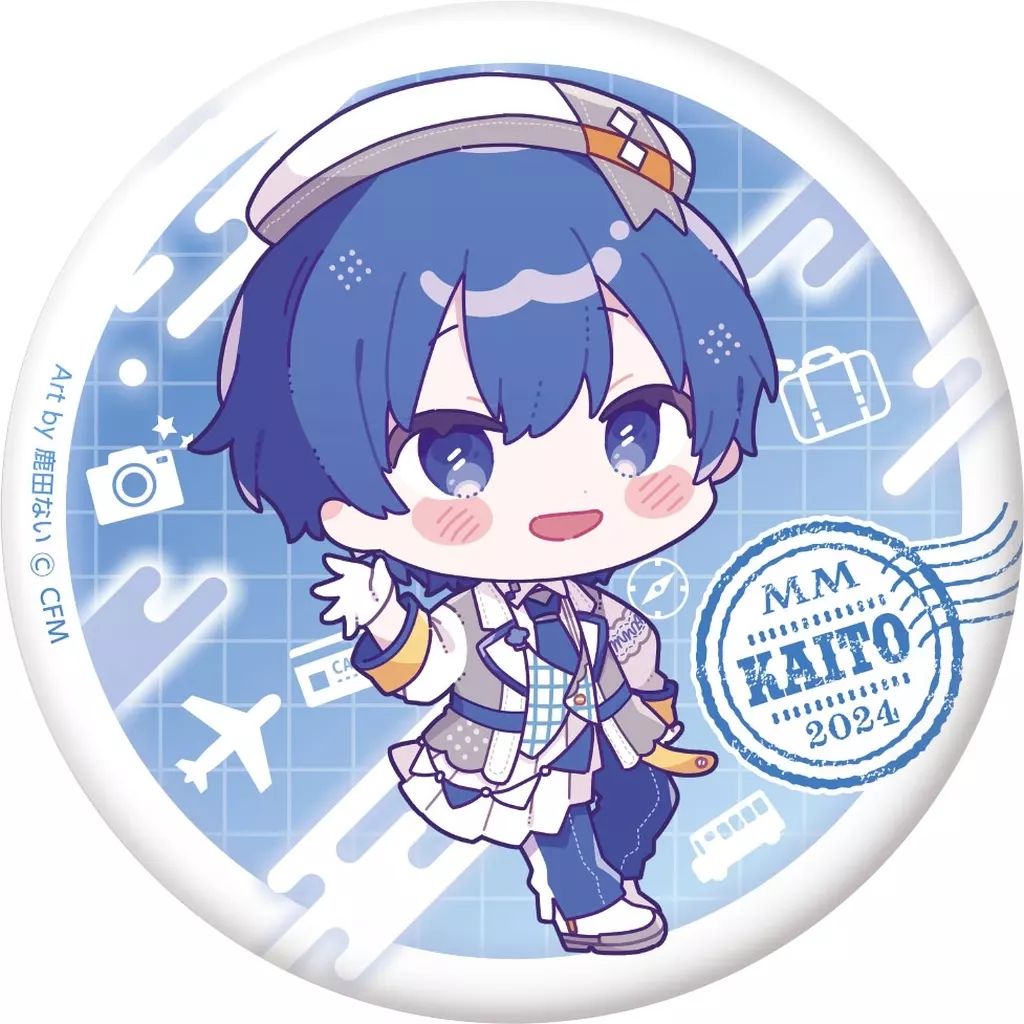【新品未開封】モンハンF コラボ KAITO 缶バッジ 中古】バッジ・ビンズ KAITO 鹿田ないver. ぷにぷに缶バッジ 「初音