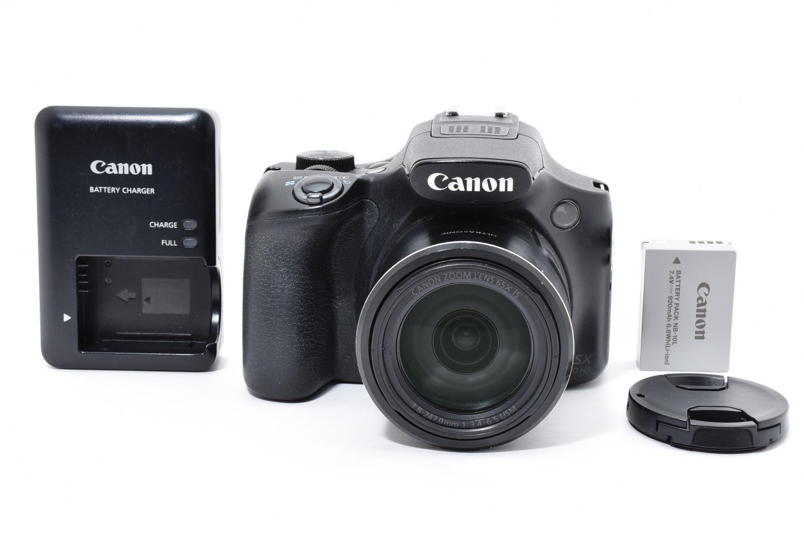 ジャンク Canon SX60HS バッテリーチャージャーセット - メルカリ