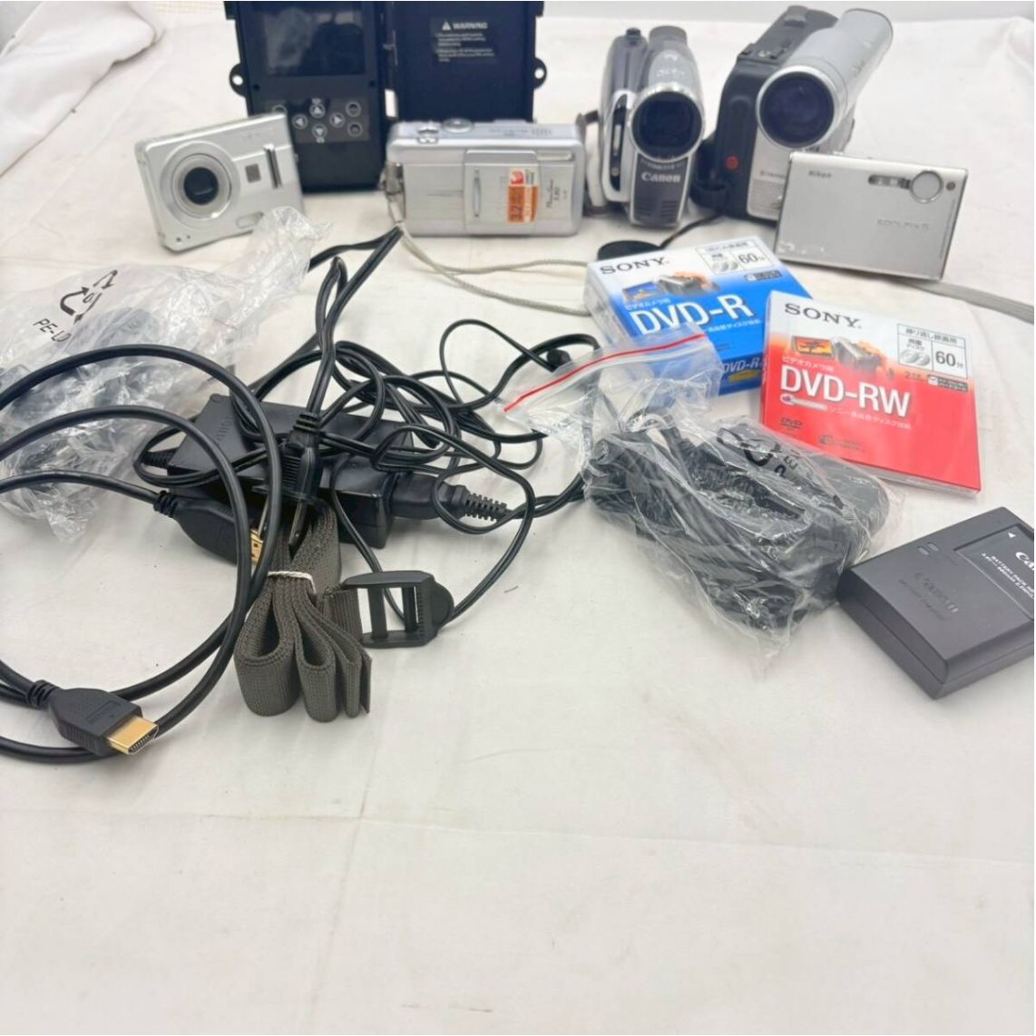 デジタルカメラ・ビデオカメラまとめセット Canon/Nikon/CASIO他
