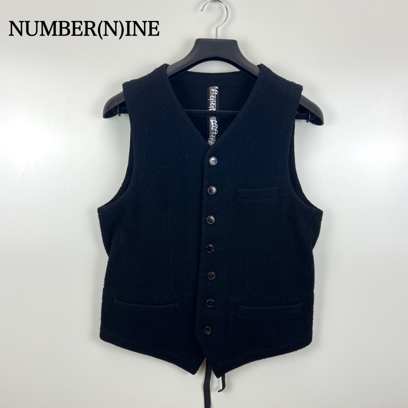 NUMBER(N)INE 00s archive 07AW LOVE GOD MURDER wool vest gilet 3