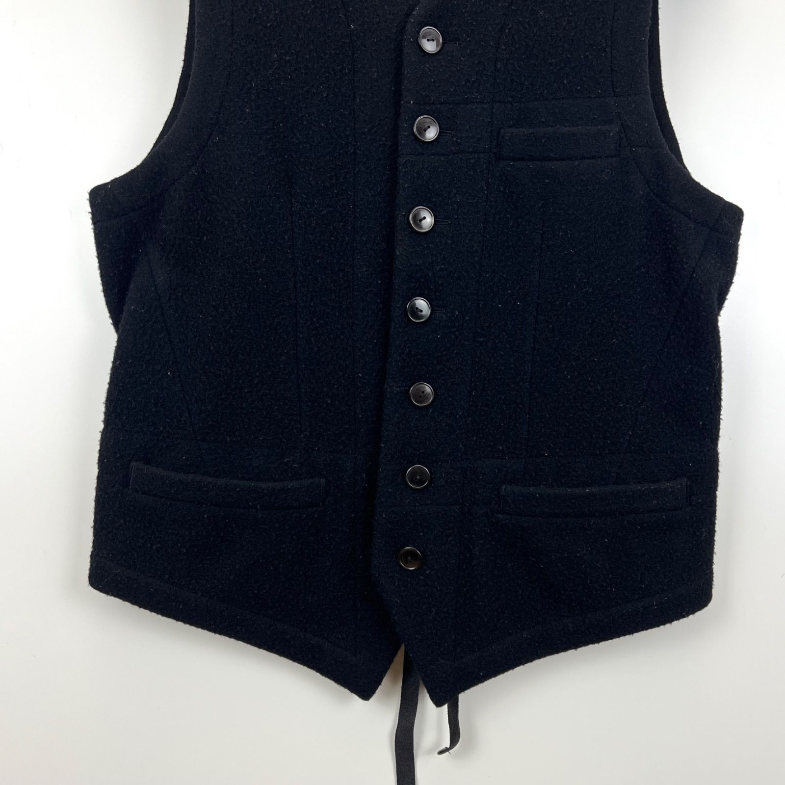 NUMBER(N)INE 00s archive 07AW LOVE GOD MURDER wool vest gilet 3