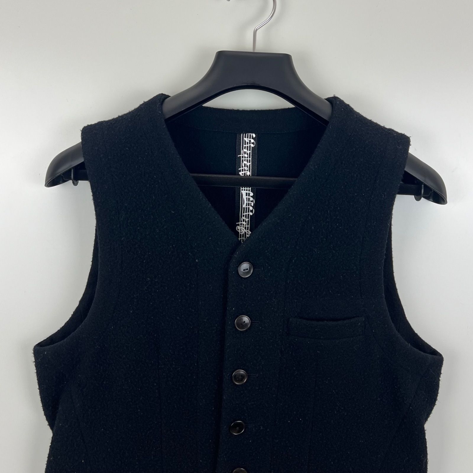 NUMBER(N)INE 00s archive 07AW LOVE GOD MURDER wool vest gilet 3