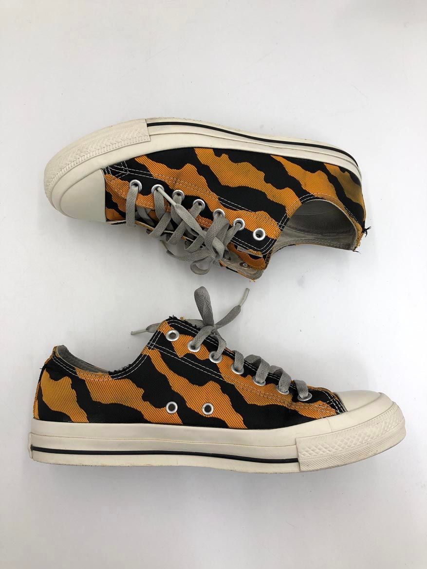 CONVERSE コンバース 1SD809 オールスター  キャンバス ゼブラ柄  ローカット スニーカー size28cm/オレンジ系■■メンズ