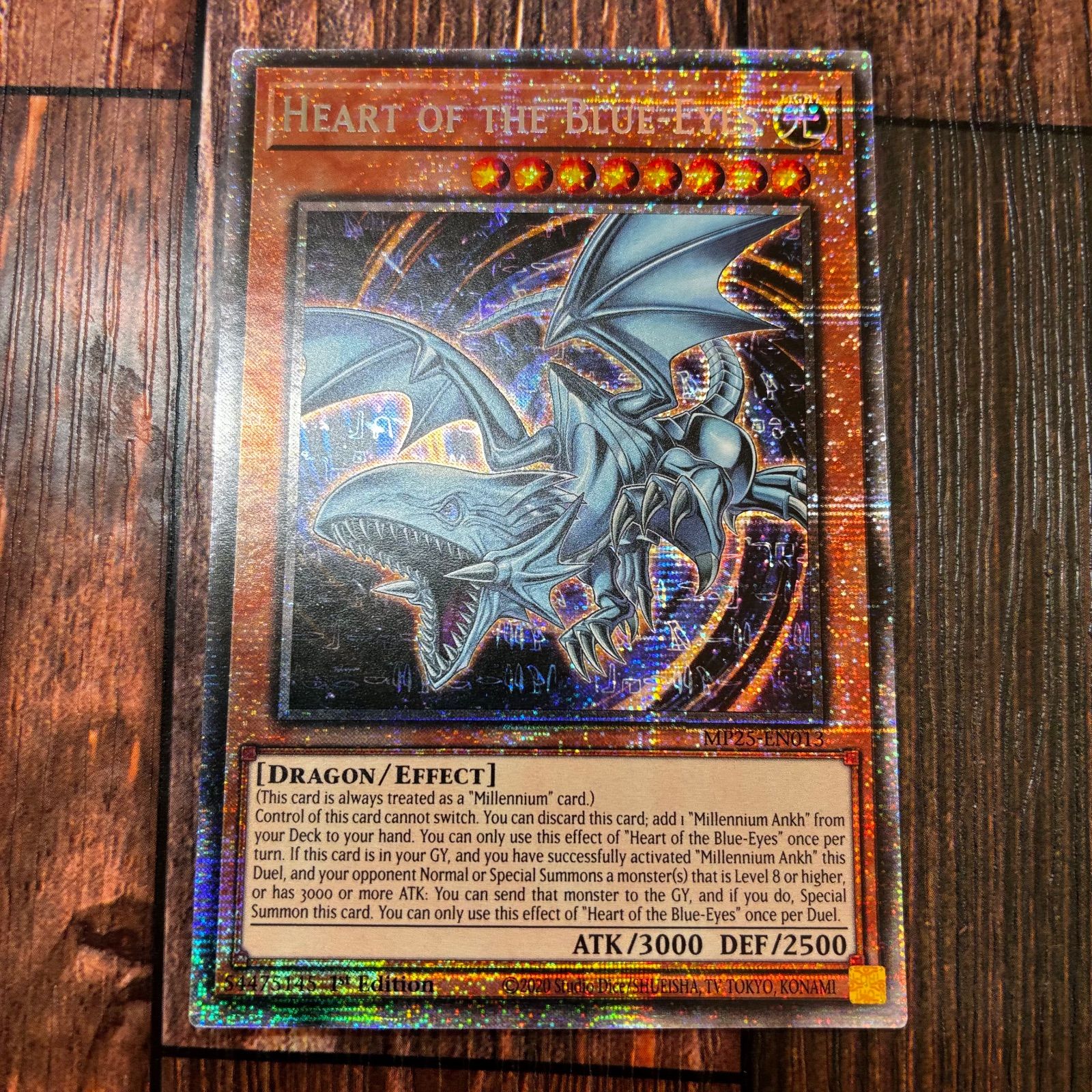 遊戯王 英語版 心宿りし青眼竜 スターライトレア - メルカリ