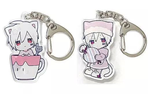 中古】雑貨 全2種セット アクリルキーホルダー 「DMMスクラッチ まふま