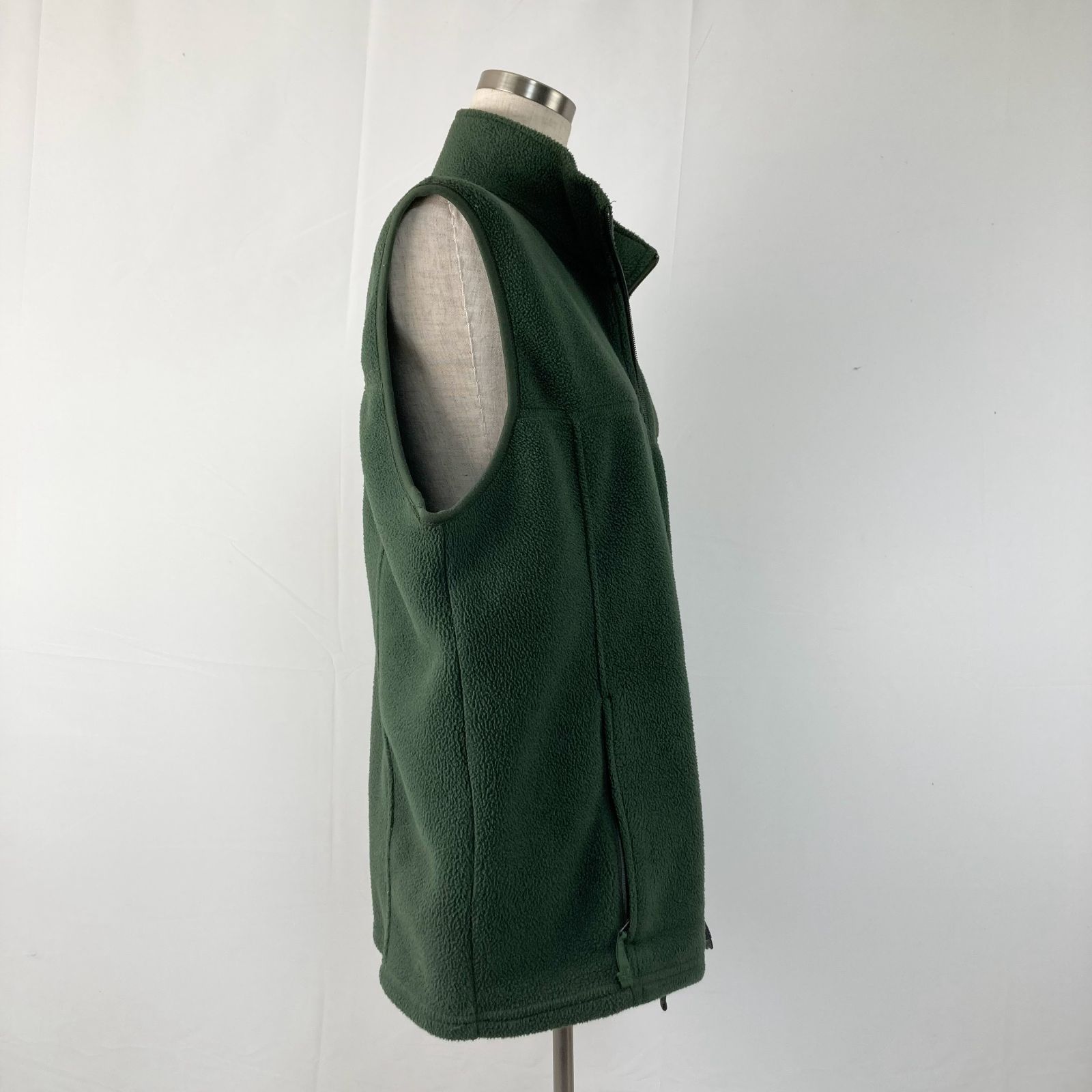 L.L.Bean フリース ベスト 刺繍 ポーラテック グリーン - フリース 