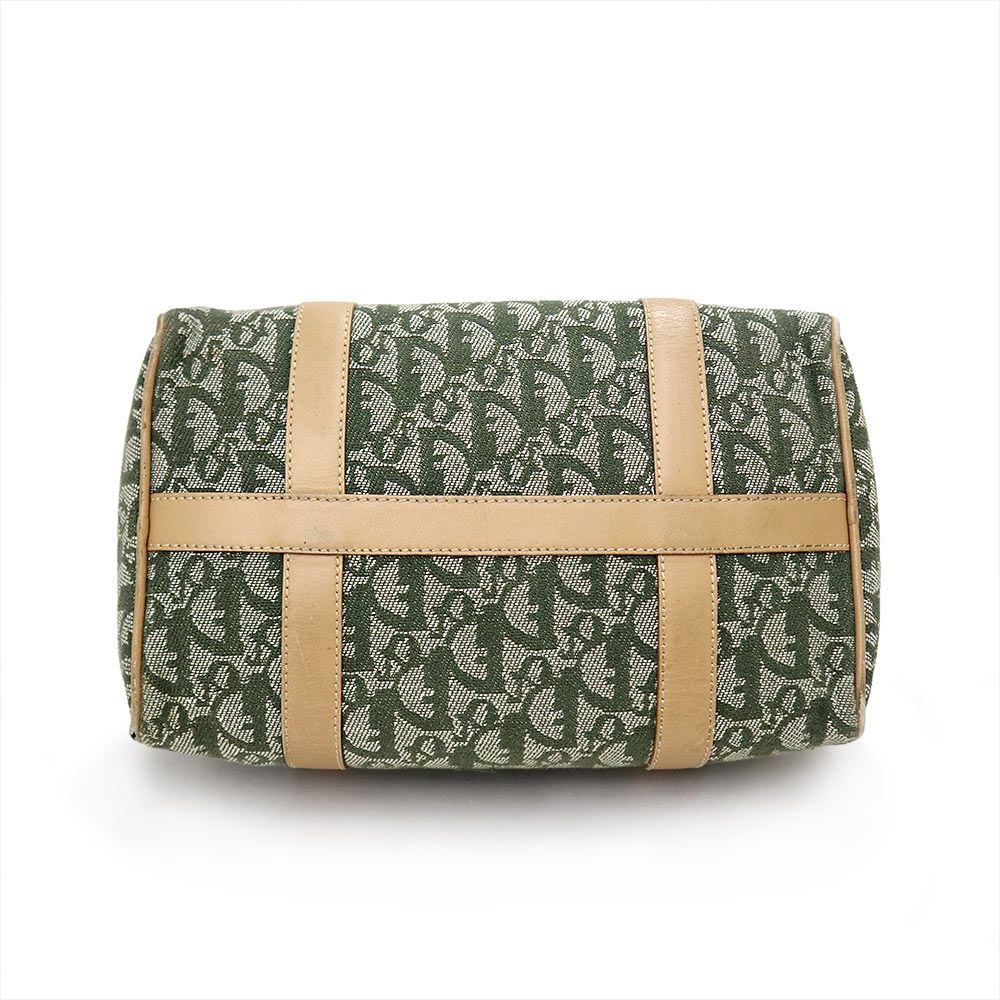 クリスチャンディオール トロッター キャンバス カーフスキン グリーン  