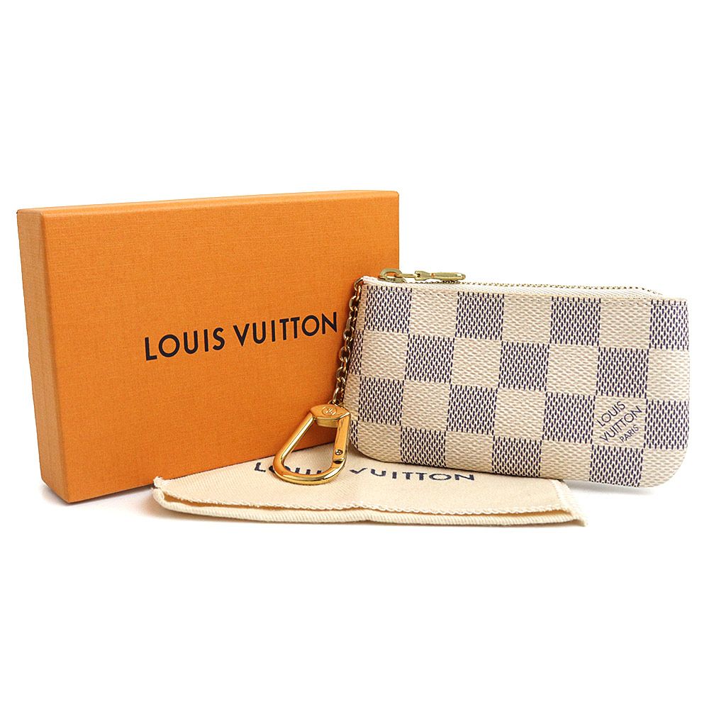 ルイ ヴィトン N62659 ポシェット クレ ダミエアズール ホワイト