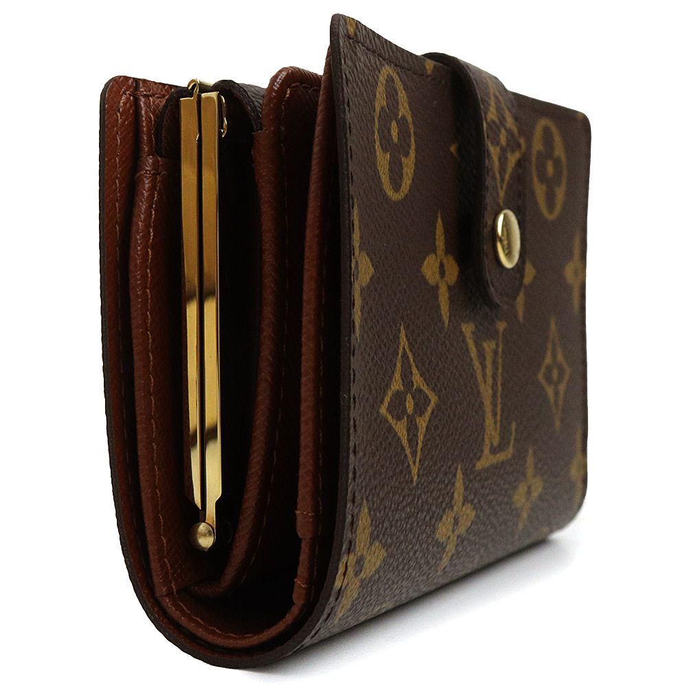 メル55056　ルイヴィトン モノグラム ポルトモネ ヴィエノワ がま口 LOUIS VUITTON ルイヴィトン ポルト モネ・ビエ ヴィエノワ がま口財布