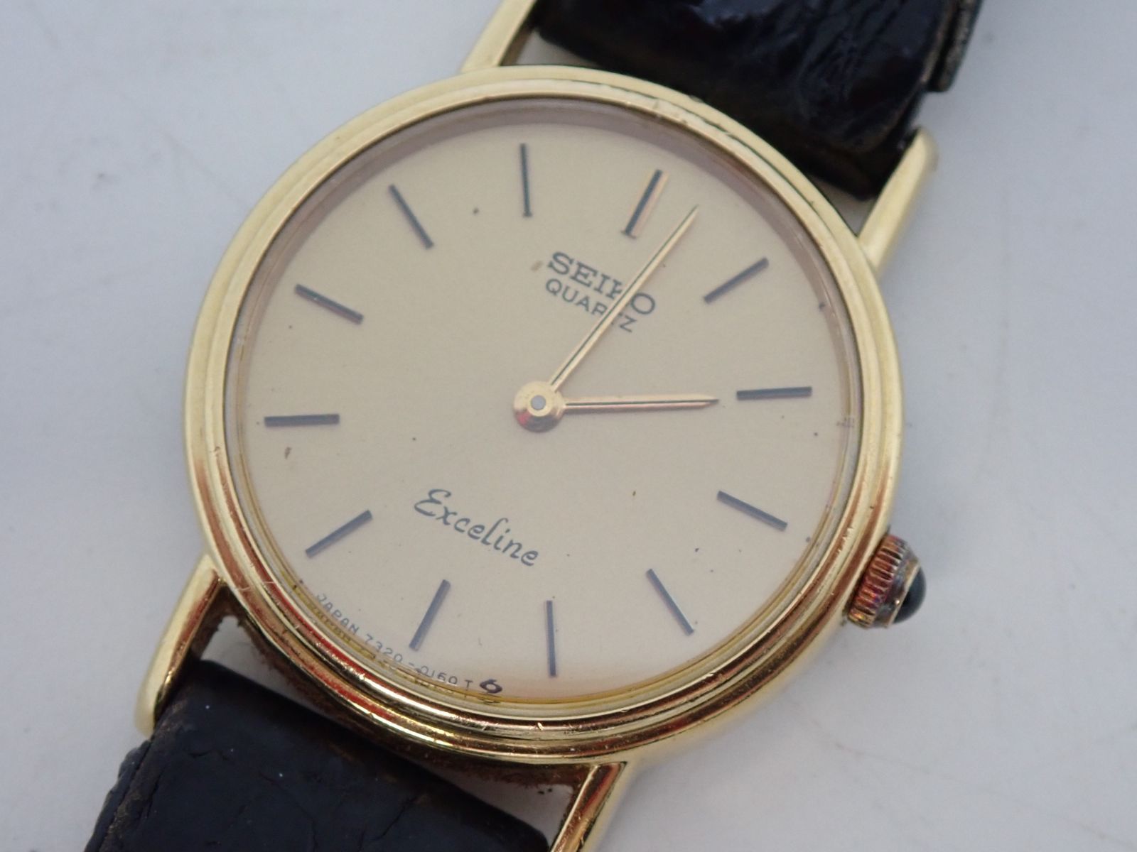 52957】 SEIKO セイコー Exceline エクセリーヌ 7320-0070 14K.ST