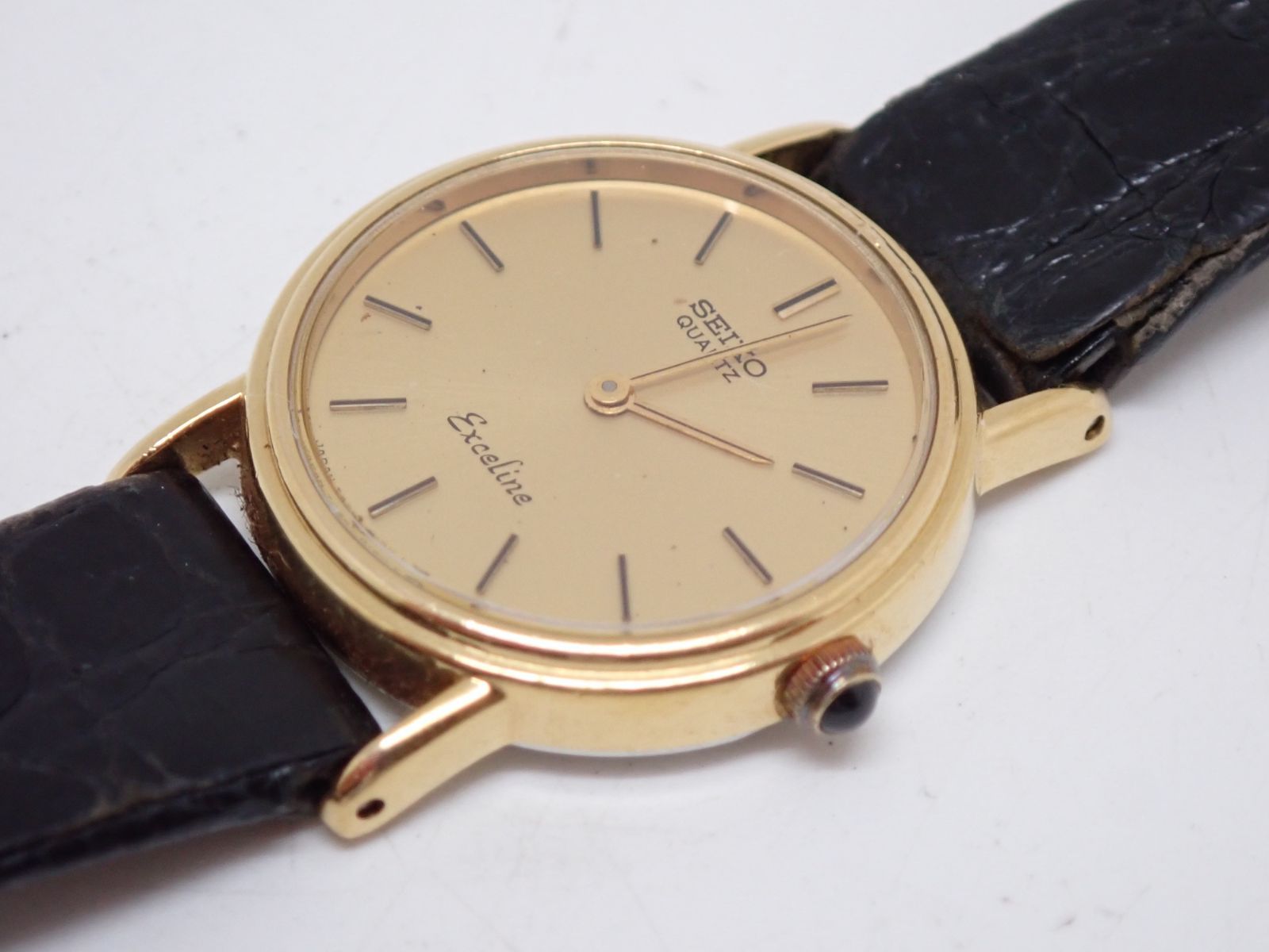 52957】 SEIKO セイコー Exceline エクセリーヌ 7320-0070 14K.ST