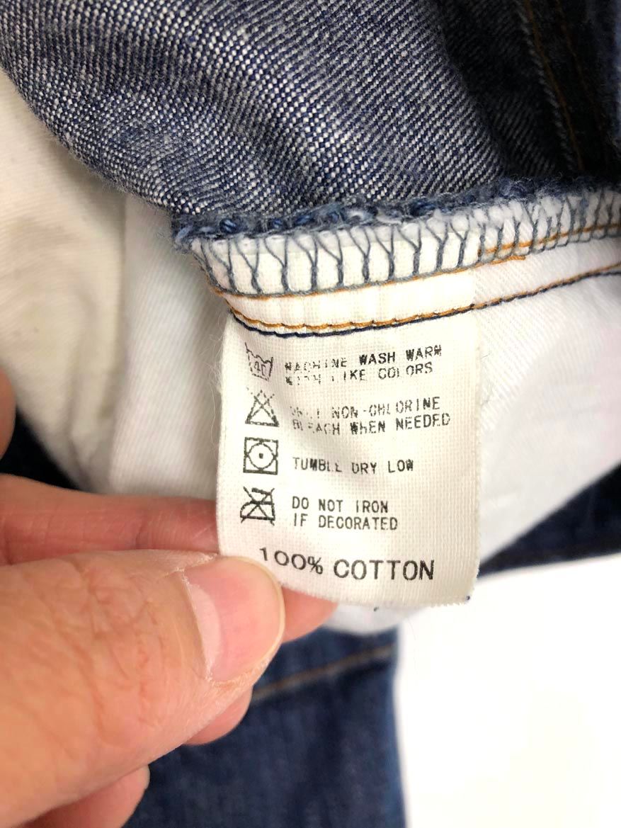 GOODENOUGH グッドイナフ ユニセックス ハーフ デニムパンツ sizeM/紺