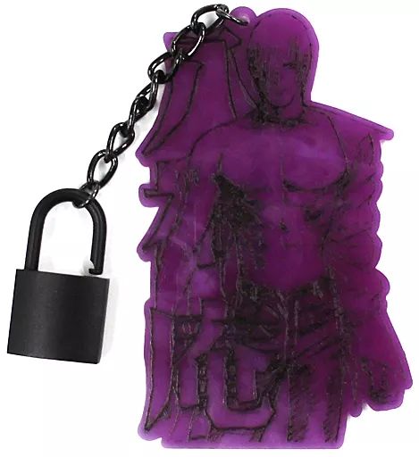 中古】雑貨 八神庵(シャツ) 紫アクリルキーホルダー 「THE KING OF
