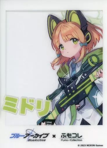 中古】キャラカード ミドリ チェキ風クリアカード 「ブルーアーカイブ