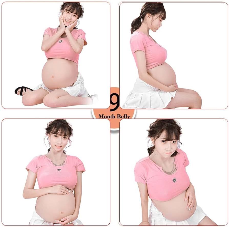 YRZGSAWJ】シリコン 腹 偽腹 妊婦 妊娠腹 妊婦体験 偽妊娠 假肚子 女装
