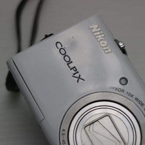良品中古 COOLPIX S6200 ナチュラルホワイト 即日発送 デジカメ Nikon
