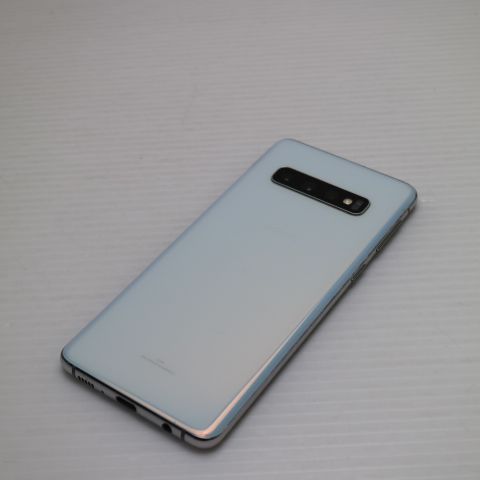 超美品 SCV41 Galaxy S10 プリズムホワイト スマホ 本体 白ロム 土日祝