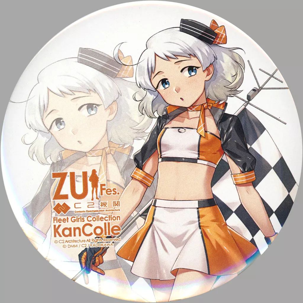 中古】バッジ・ピンズ 夏雲 RQ mode ZUI Fes. 公式艦娘大型缶バッジ