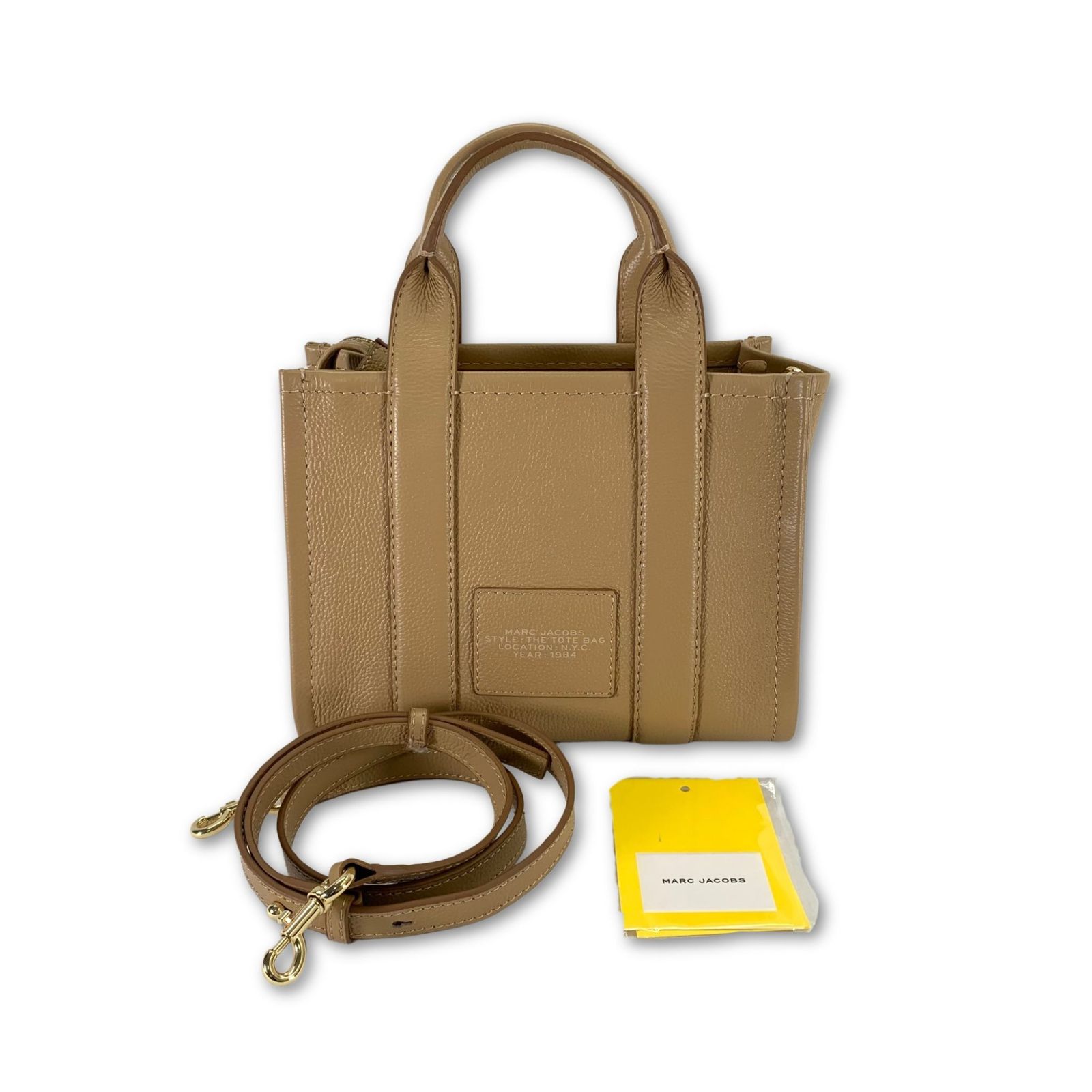 【専用】 MARC JACOBS トートバッグ ベージュ 2way MARC JACOBS マークジェイコブス ザレザートートバッグスモール 2way