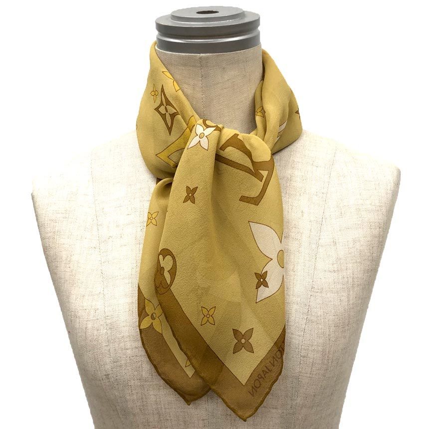 ルイ・ヴィトン モノグラム スカーフ ルイヴィトン LOUIS VUITTON モノグラム スカーフ カレ シルク