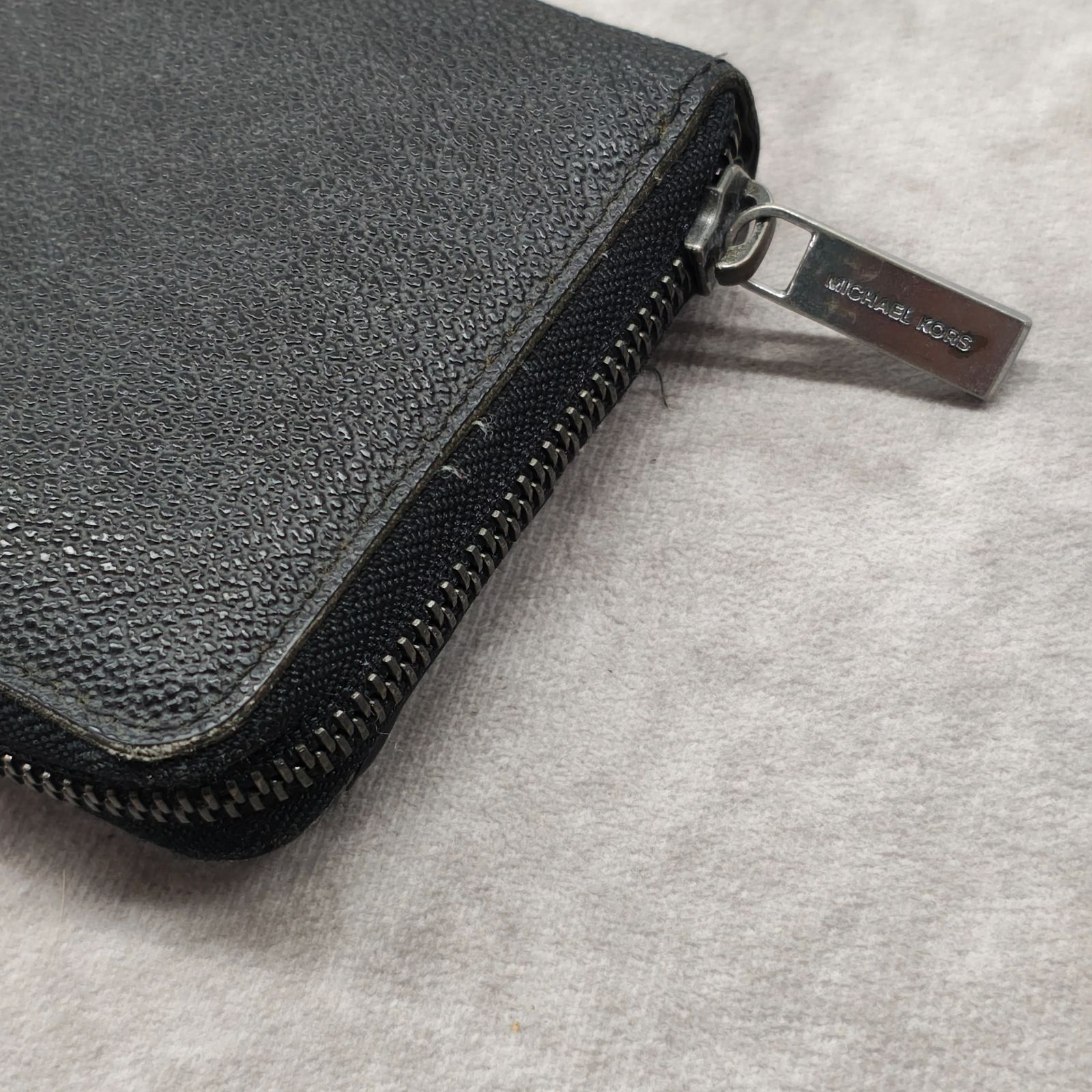 MICHAEL KORS ラウンドジップ ロングウォレット 長財布 ブラック 