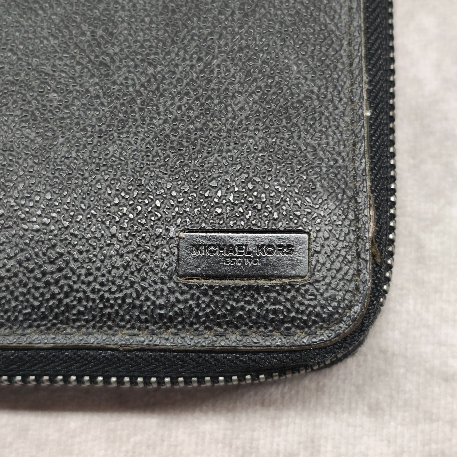 MICHAEL KORS ラウンドジップ ロングウォレット 長財布 ブラック 