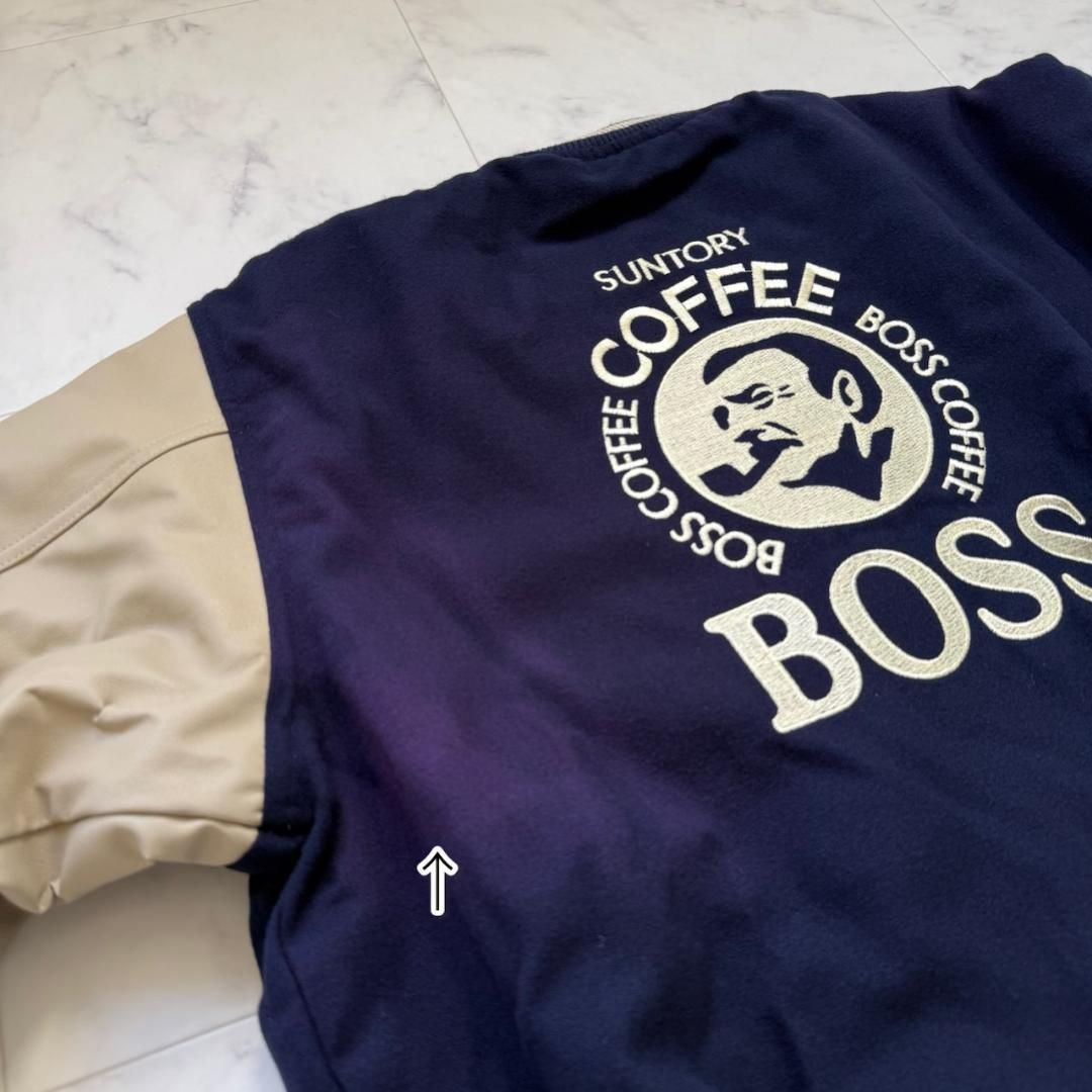 SUNTORY BOSS ボスジャン 本革スタジアムジャンパー レザー 2024