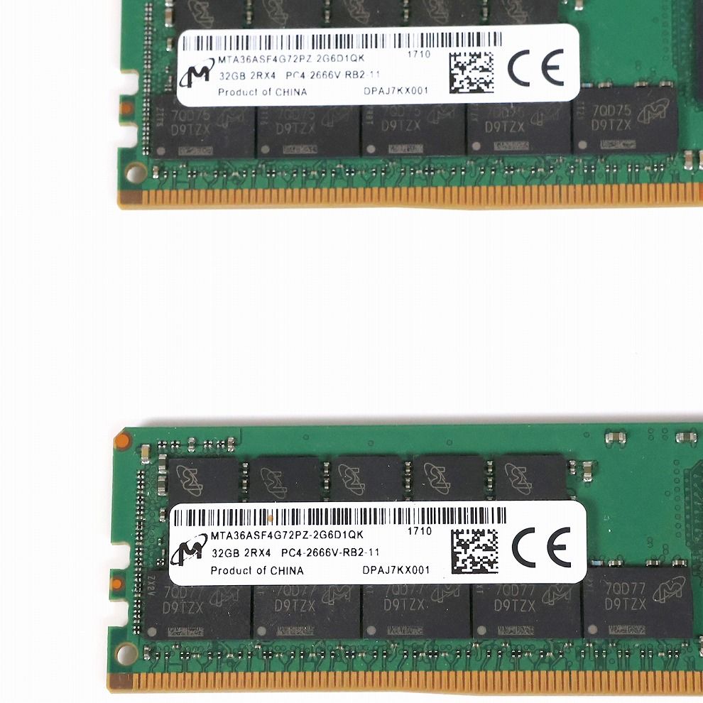 中古 DDR4メモリ 32GB x 2 CT32G4RFD4266.36FD1 Crucial - メルカリ