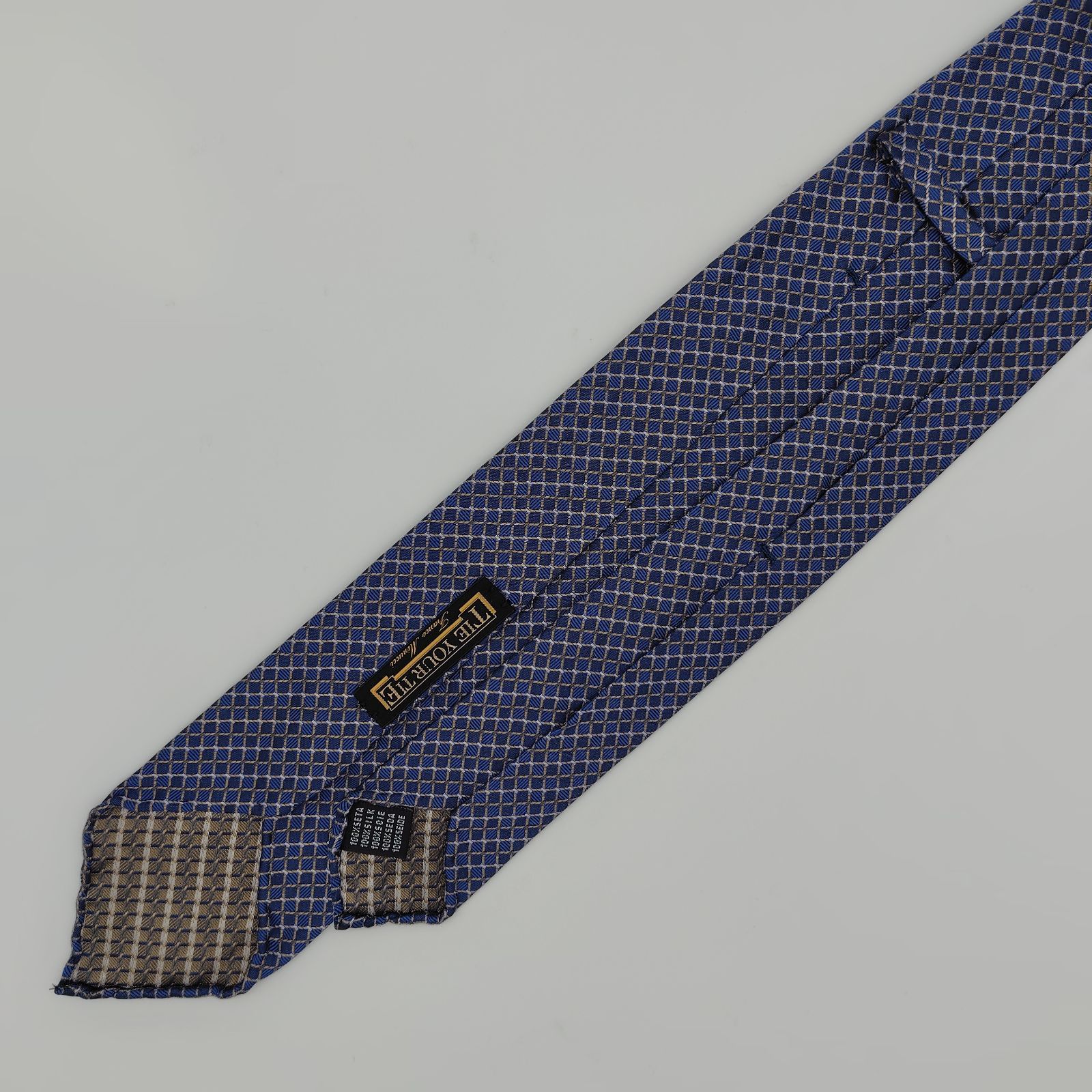 極美品・新品】TIE YOUR TIE ネクタイ セッテピエゲ イタリア製 シルク