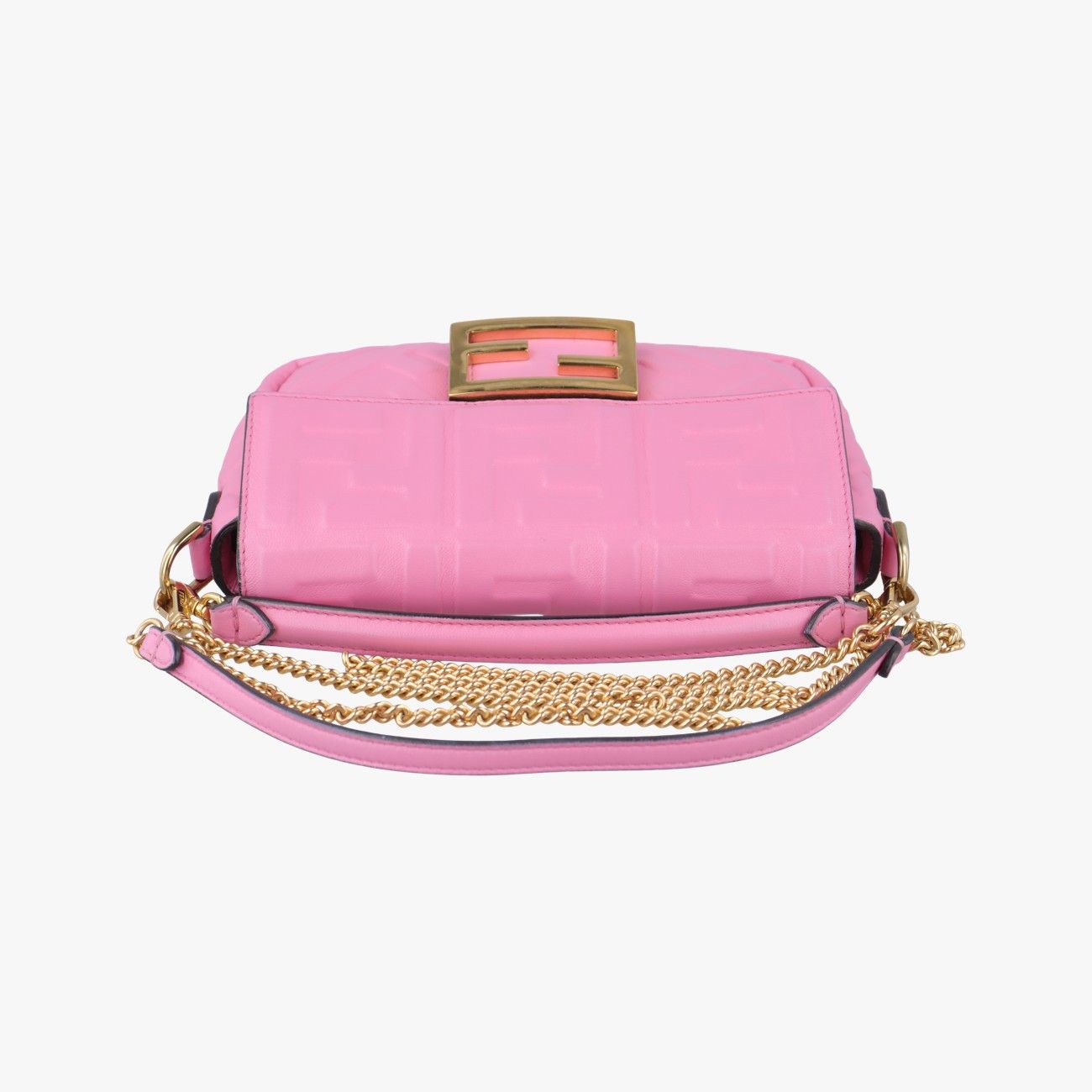 フェンディFendiマンマバケット ピンク レザー 8BS017 8BS017 A72V