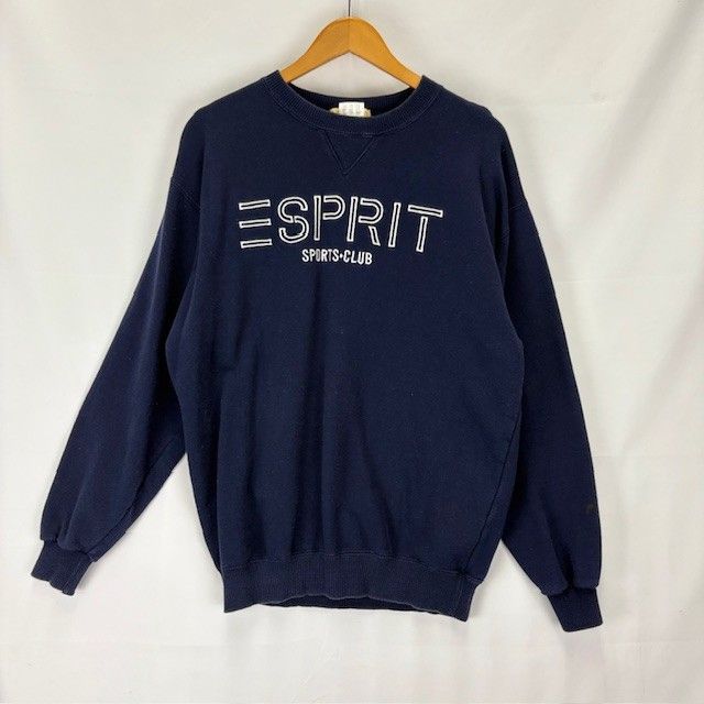 ESPRIT BIGロゴ 刺繍 90年代 Vガゼット スウェット サイズⅬ 08011912 