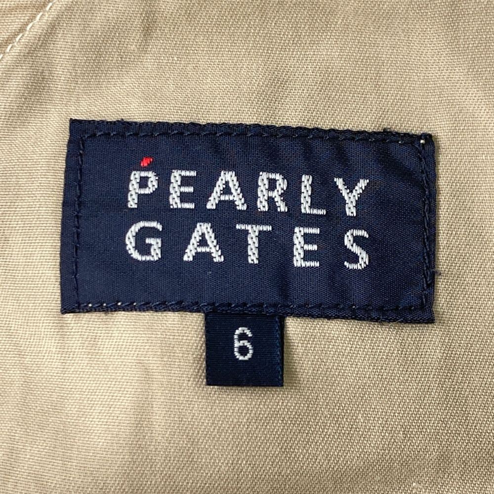 サイズ：6 PEARLY GATES パーリーゲイツ ストレッチパンツ ホワイト系