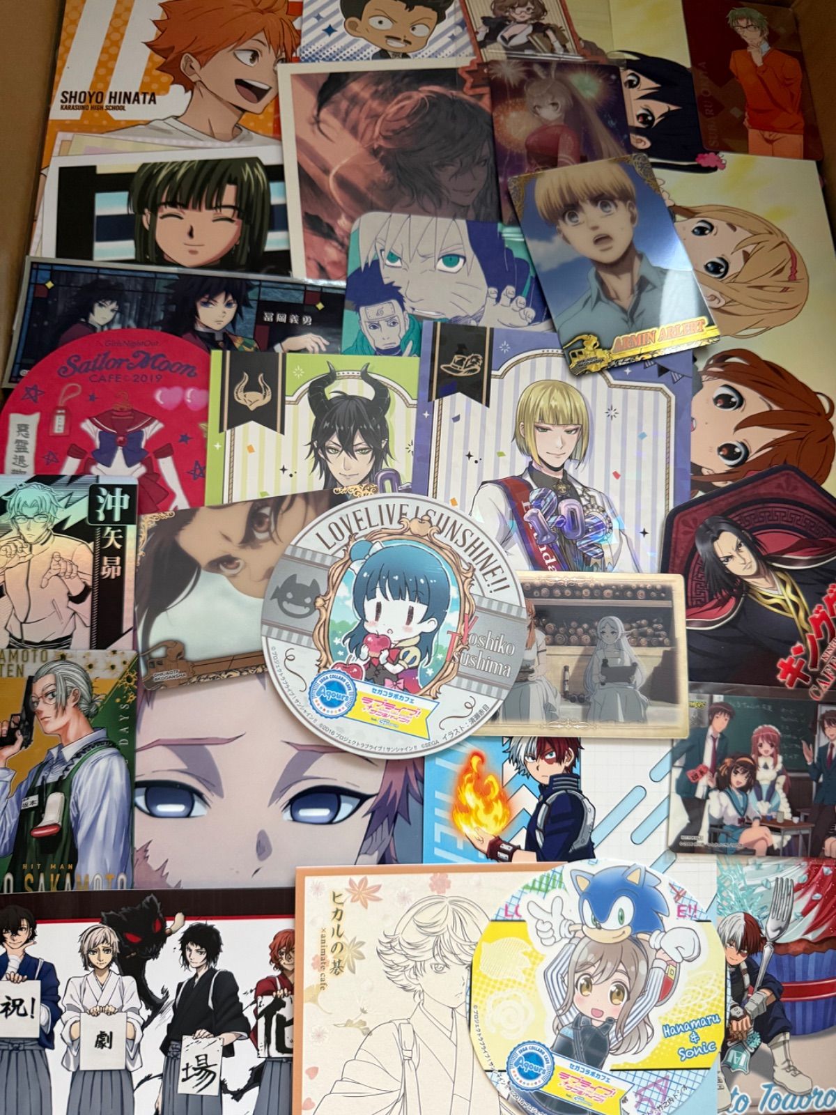 紙類 アニメ ゲーム まとめ売り 大量 コースター ポストカード