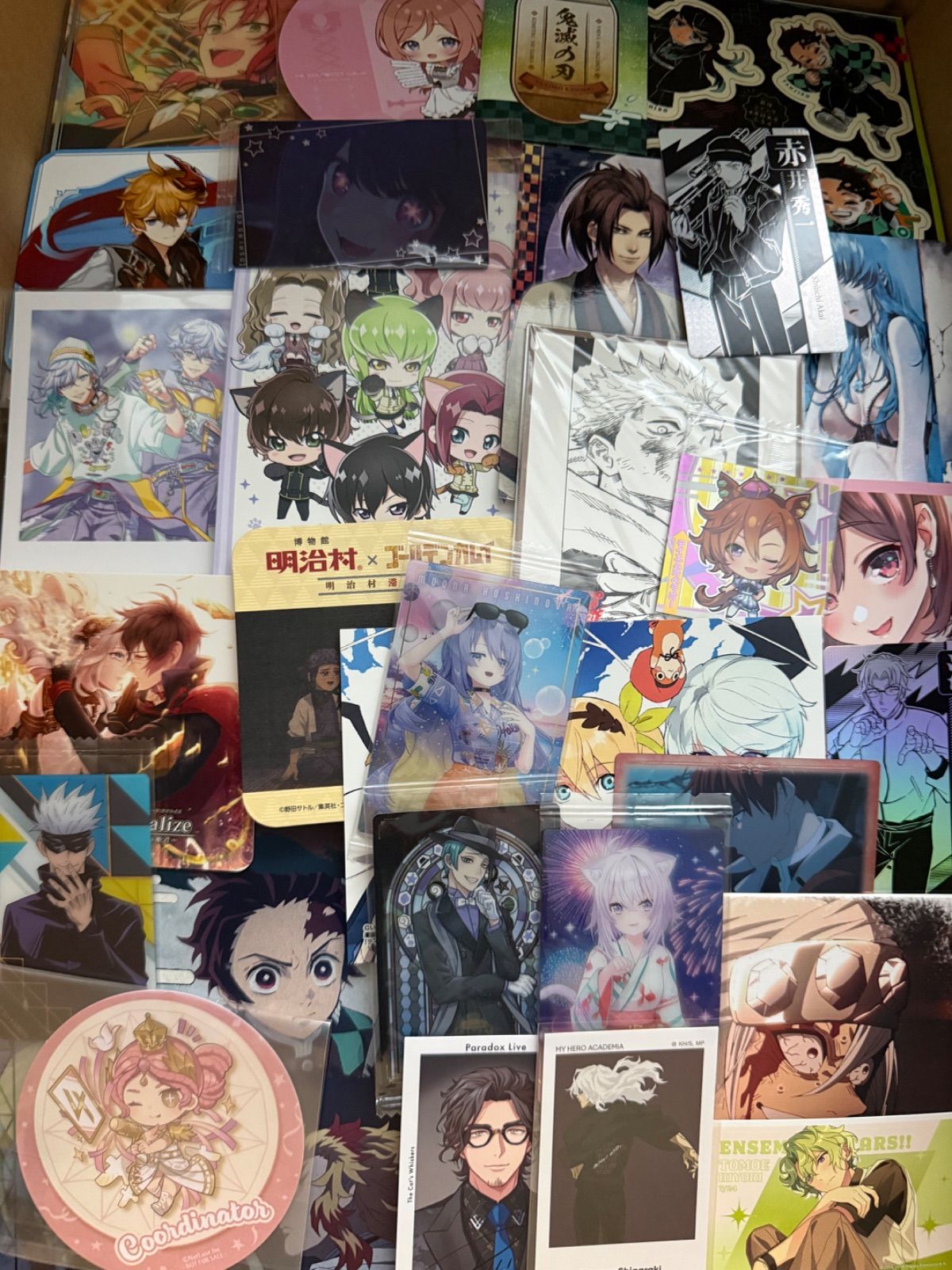 紙類 アニメ ゲーム まとめ売り 大量 コースター ポストカード