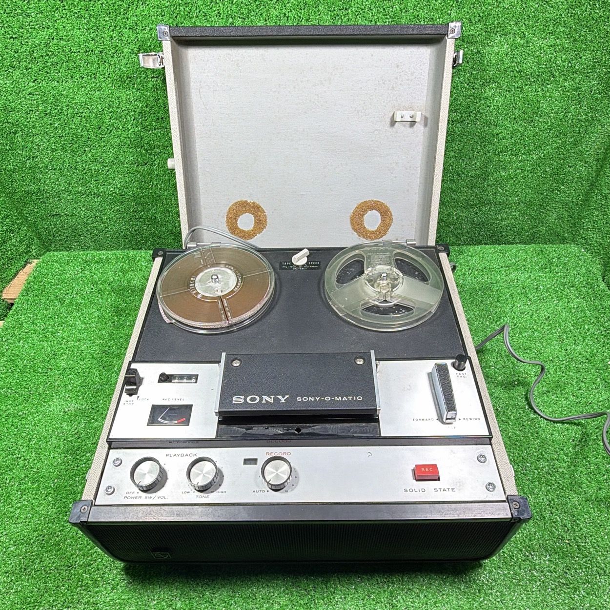 通電・回転確認済】ソニー SONY オープンリール テープレコーダー TC