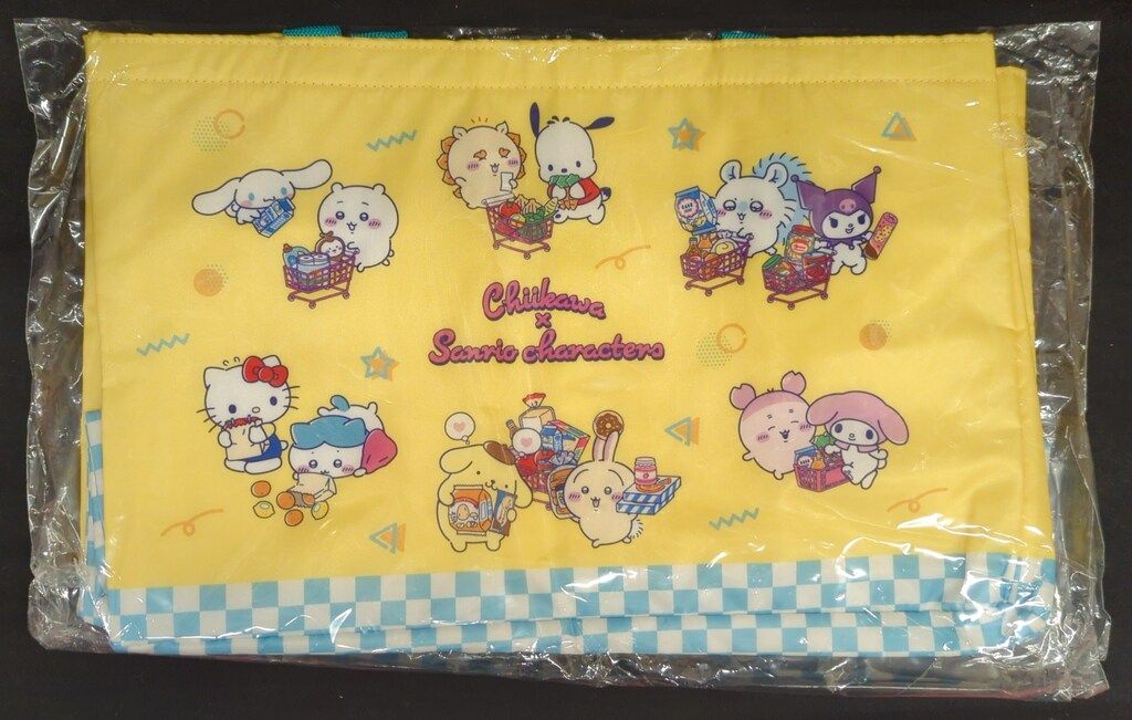 サンリオ レジかごバッグ ちいかわ×サンリオキャラクターズ イエロー