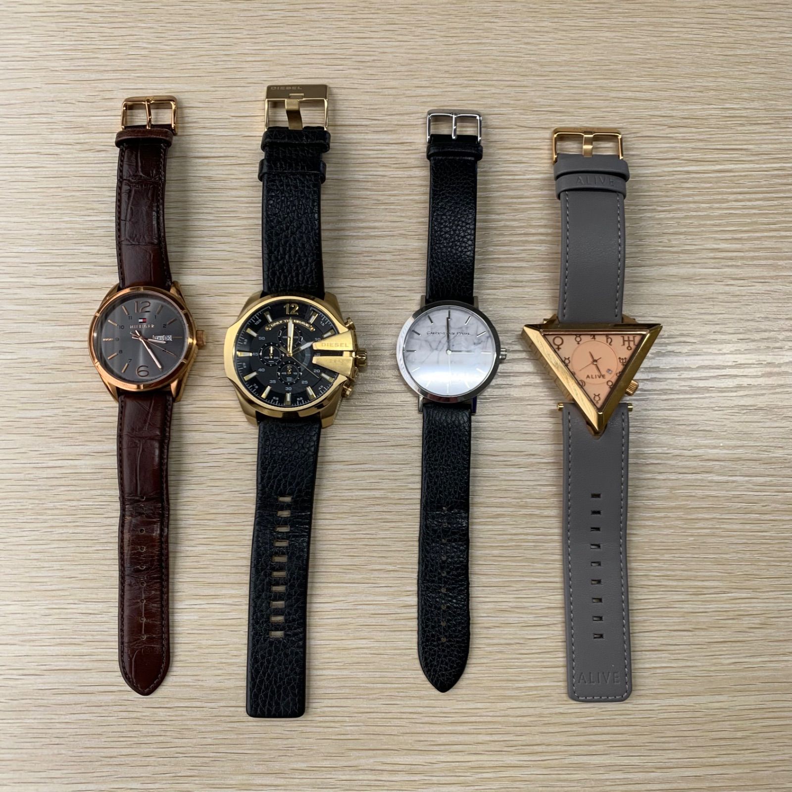 美品 メンズ 時計 まとめ トミー DIESEL 4本 セット A46 - メルカリ