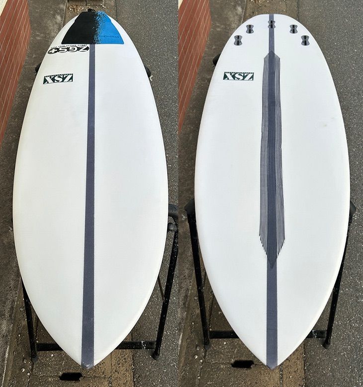 5’8”EPSサーフボード Used ZSX 5'8 TRI-QUAD EPS 小波仕様 ハイデンシティーフォーム JAPAN