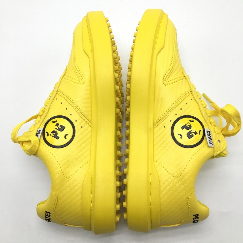 未使用品】パーリーゲイツ ローカットゴルフシューズ イエロー 053