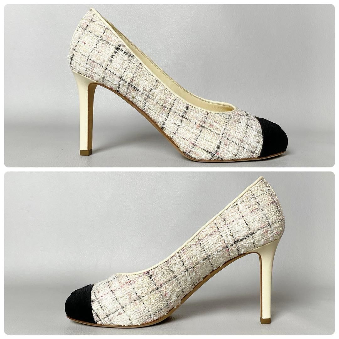 CHANEL ✨アイボリー ハイヒール パンプス 7000円引きしました