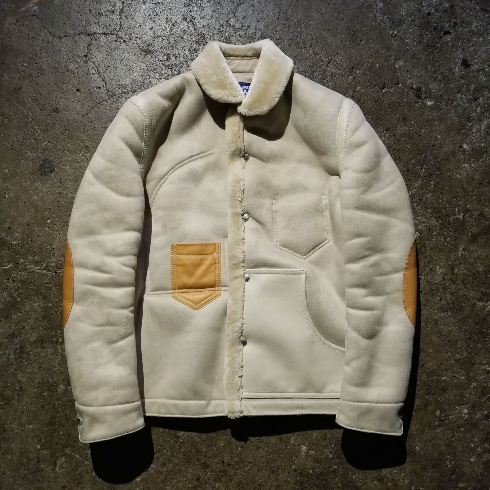JUNYA WATANABE MAN 25aw エステルボアムートンレザージャケット XS