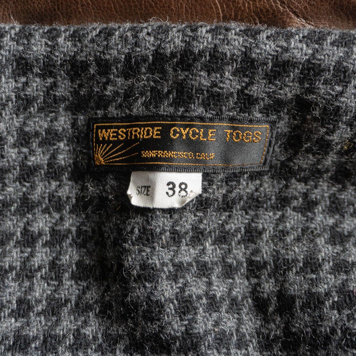 美品】westride【ゴートスキン レザー ジャケット】38 ブラウン 