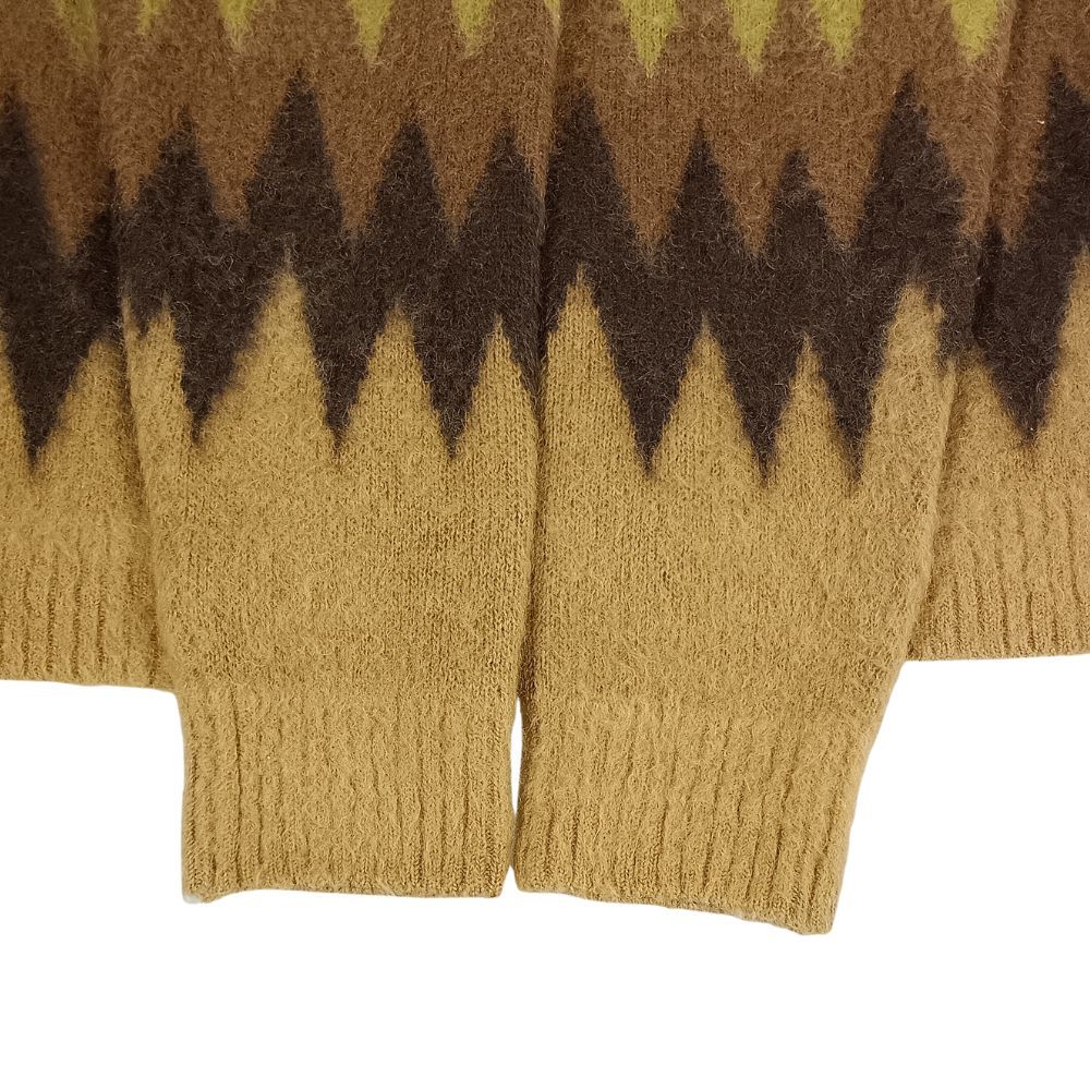 NEEDLES ニードルス 品番 LQ274 Zigzag モヘア カーディガン