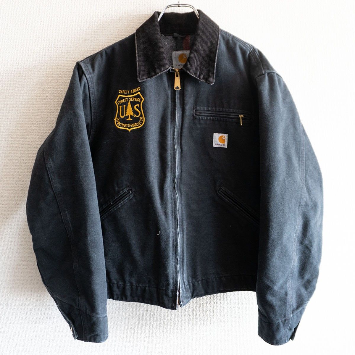 デトロイトジャケット 古着 CarHartt カーハート タグ印字消え USA製