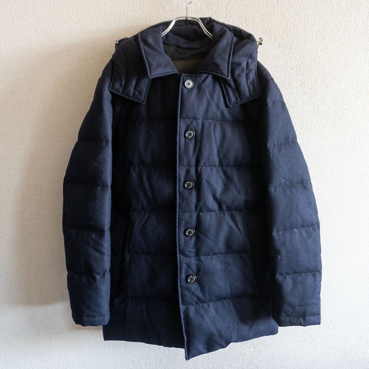 美品】MACKINTOSH LONDON【ウール ダウンジャケット】40 ネイビー 